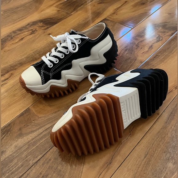 Converse Run Star Motion Ox Black and White, size 6 / 3.5 unisex - Picture 4 of 6